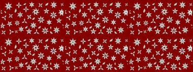 Renkli Bahar Teması eskiz kalıbı. Düz Çiçek Elementleri Tasarımı. Raster illüstrasyonundaki çiçek desenli çizim. Süslü kumaş deseni.