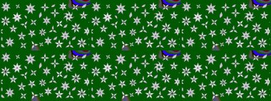 Yumuşak fayans. Yumuşak pamuk tasarımı. Klasik çiçek desenli. Paketleme, tekstil, duvar kâğıdı için çiçek eskizi. Raster taze dokusu.