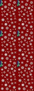 Düz Çiçek Elementleri Tasarımı. Kırmızı ve nötr renklerde çiçekler. Renkli Yaz Temalı eskiz kalıbı. Sevimli çiçek raster deseni.