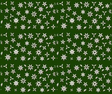 Soyut etnik raster çizim kalıbı. Arkaplan dokusu, duvar kağıdı, yeşil renkli çiçek teması. Kabile sanatı boho baskısı, klasik çiçek arkaplanı.