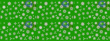 Kumaş, tekstil, duvar kağıdı baskısı için. Eski usul. Tomurcukları çiçek olan sevimli bir çiçek deseni. Raster illüstrasyonu. Eskiz geçmişi. Raster..