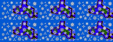 Raster deseni. Küçük çiçekte güzel bir çiçek deseni var. Çiçekli çiçek deseni, suluboya..