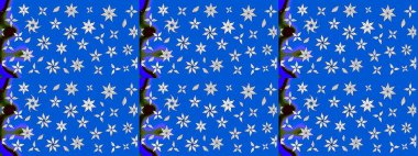 Mavi ve nötr renklerde çiçekler. Düz Çiçek Elementleri Tasarım Raster illüstrasyonu. Renkli Bahar Teması eskiz kalıbı. Çiçek eskiz kalıbı geçmişi.