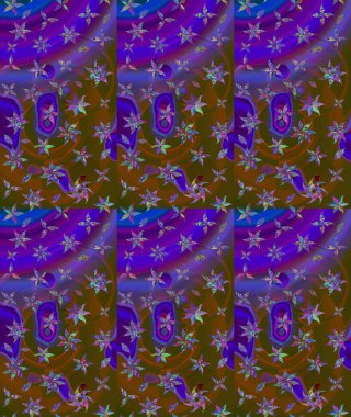 Modern stil dokusu. Çiçek desenli raster, kahverengi çizgi grafik deseni soyut raster arkaplan.