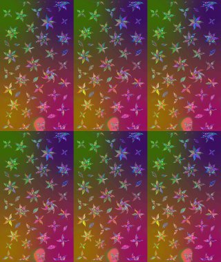 Etnik Mandala havlusu. Raster Henna tarzı. Sınır Kızılderili çiçekli paisley patten. Tebrik kartı geçmişi, boyama kitabı, arkaplan ve tekstil için kullanılabilir. Taslak süsleme izi.