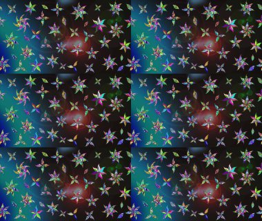 Küçük çiçekteki sevimli çiçek deseni. Gri renkli çiçekler.