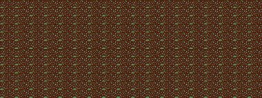 Kahverengi renkli çiçekler. Raster illüstrasyonu. Çiçek süslemeli çizim deseni.