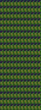 Çiçekli yeşil renkte bir çiçek deseni çiz. Suluboya tarzında yeşil renkte çiçekler.