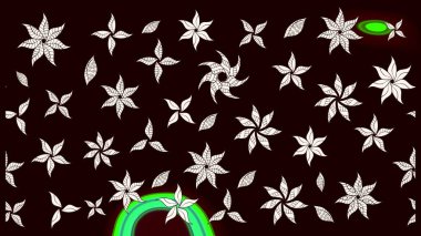 Siyah çiçekli eskiz deseni, suluboya çiçek deseni, sevimli çiçek, duvar kağıdı, kart ya da kumaş için fayanslı. Raster - stok.