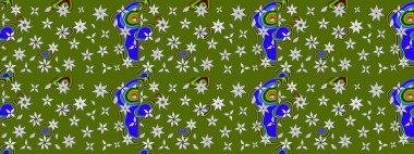 Raster çiçekli arka plan. Renkli Yaz Temalı eskiz kalıbı. Güzel eskiz şekli. Düz Çiçek Elementleri Tasarımı. Güzel kumaş deseni. Yazdır.