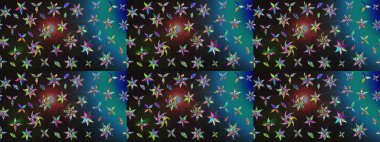 Raster illüstrasyonu. Şirin çiçek elementleri. Düz Çiçek Elementleri Tasarımı. Renkli Bahar Teması eskiz kalıbı. Çizim deseni Modaya uygun kumaş deseni.