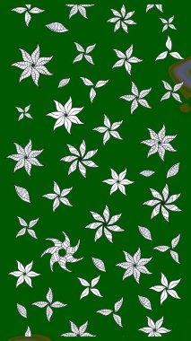 Çiçek deseni. Flower eskiz arka planı. Şatafatlı bahar bahçesi dokusu. Raster illüstrasyonu.