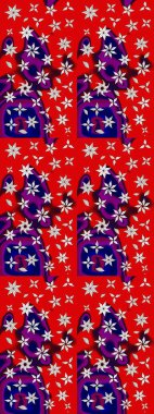 Şekil verilmiş çiçeklerle eskiz deseni. Süslü zentangle çizim dokusu, soyut çiçeklerle süslenmiş. Çiçek deseni duvar kağıdı, şablon dolguları ve web sayfası arkaplanı için kullanılabilir.