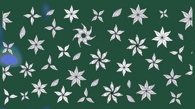 Küçük çiçekteki sevimli çiçek deseni. Güzel kumaş deseni. Raster illüstrasyonu. Güzel karalamalı çiçek deseni çiz..