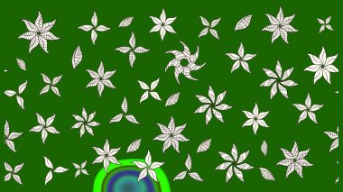 Karalama çiçeği. Zentangle soyut çiçekleri. Düz Çiçek Elementleri Tasarımı. Güzel kumaş deseni. Raster illüstrasyonu. Renkli Bahar Teması çizim şablonu.