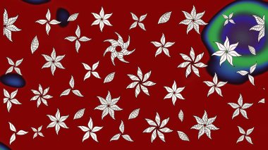 Nazik romantik baskı. Raster güzel bir çiçek deseni çizmiş. Bahar mevsimi. Tatil havası..