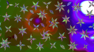 Suluboya desenli çiçek deseni. Dekorasyon ve tasarım için güzel bir desen. Ton halinde. Moda baskısı. Çiçeğin suluboya çizimlerinin zarif deseni.