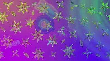 Eskiz geçmişi. Kumaş, tekstil, duvar kağıdı baskısı için. Eski usul. Tomurcukları papatya çiçekleri olan sevimli bir çiçek deseni. Raster illüstrasyonu. Miles Fleur, dandik süs.