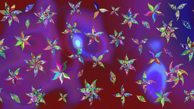 Modaya uygun kumaş deseni. Tony 'nin kumaş kalıbını çiz. Küçük çiçekteki sevimli çiçek deseni. Raster illüstrasyonu.