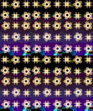 İllüstrasyon kar tanesi. Mor, kahverengi ve siyah renklerde suluboya kar taneleri. Güzel dekorasyon. Kışın sembolü.