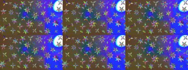 Raster illüstrasyonu. Kahverengi renklerde. Anti-stres için Raster soyut şablon sayfası.