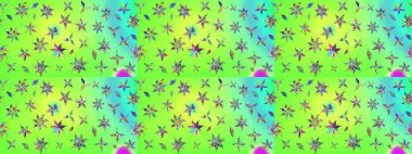 Modern çiçek arkaplanı. Halk tarzı. Moda baskıları için zarif bir şablon. Parlak renkli çiçekleri ve yeşil yaprakları olan harika bir çiçek deseni..