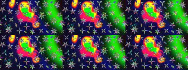 Çiçek deseni duvar kağıdı, desen dolguları ve web sayfası arka planı için kullanılabilir. Şekil verilmiş çiçeklerle eskiz deseni. Süslü zentangle çizim dokusu, soyut çiçeklerle süslenmiş..