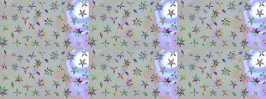 Eskiz Vintage Çiçek Deseni. Raster Kalça dokusu deseni.