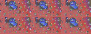 Çiçek deseni duvar kağıdı, desen dolguları ve web sayfası arka planı için kullanılabilir. Süslü zentangle çizim dokusu, soyut çiçeklerle süslenmiş. Şekillendirilmiş çiçekli çizim deseni.