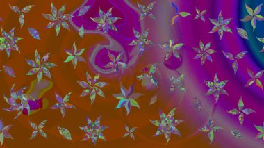 Şatafatlı bahar bahçesi dokusu. Raster illüstrasyonu. Flower eskiz arka planı. Çiçek deseni.