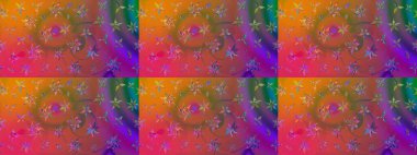 Tekrar eden çiçek arkaplanı, zarif kahverengi çiçek duvar kağıdı. Kahverengi renkler üzerine çiçek desenli çizimler, el yapımı papatyalar, papatyalar..