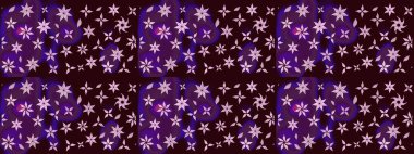 Kıvırcık, parlak örgü. Çiçek çelengi. Güzel, parlak, pürüzsüz kumaş, tuval. Eski moda arka plan. Desen, çizim, çiçek sınırı. Raster illüstrasyonu.