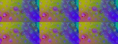 Raster illüstrasyonu. Yeşil renklerde. Çiçek buketleriyle klasik tarzda eskiz deseni.