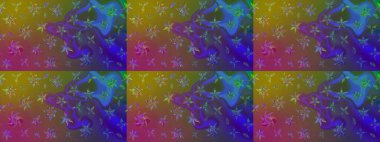 Renkli Bahar Teması eskiz kalıbı. Çiçek deseni. Düz Çiçek Elementleri Tasarımı. Raster çizimi. Güzel kumaş deseni..