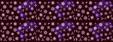 Güzel kumaş deseni. Raster suluboya deseni, narin çiçekler, kahverengi çiçekler, tebrik kartı şablonu..