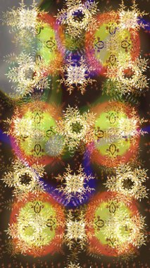 Yıldızlı ve düşen kar taneleriyle büyülü bir tatil. Raster illüstrasyonu. Noel zamanı..