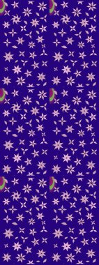 Raster deseni. Çiçekli çiçek deseni, suluboya. Küçük çiçekte güzel bir çiçek deseni..