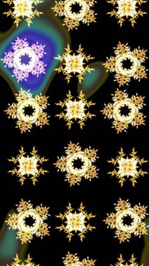 Retro tarzı, kış elementleri. Modern soyut tasarım posteri, kapak, siyah, sarı ve kahverengi renkli kart tasarımı. Kar taneleri tasarımı. Moda olmuş kar taneleri ve elementler Memphis kartları.