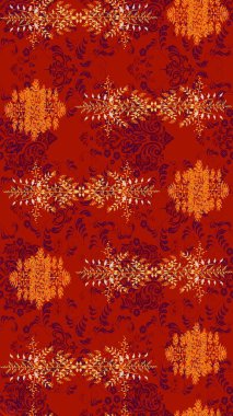 Raster tasarımı. Kış kırmızısı, turuncu ve mor noel kar düz kristal element. Xmas Frost kar taneleri izole edilmiş siluet sembolü. Kar tanesi raster arka planı. Meteoroloji buz koleksiyonu.