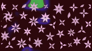 Parlak elementlerin. Çizim çiçek deseni duvar kağıdı, web sitesi arka planı, ambalaj kağıdı, davetiye, broşür, afiş veya web sitesi için kullanılabilir. El çizimi Raster illüstrasyonu.