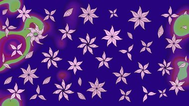 Mavi lale çiçekli Raster eskiz deseni. Paket kağıdı için en iyisi. Karşılama ya da düğün geçmişi olarak kullanılabilir. Doğal kozmetik ürünleri, parfüm, çiçekçi dükkanı için bahar ihalesi tasarımı.