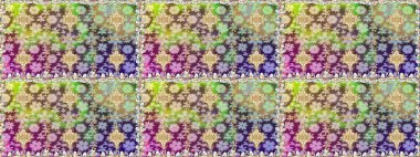 Klasik klasik klasik arka plan. Tarafsız renklerde, altın elementlerle kusursuz desen. Geleneksel oryantasyon süsü. Kusursuz klasik raster altın desenli. Raster illüstrasyonu.