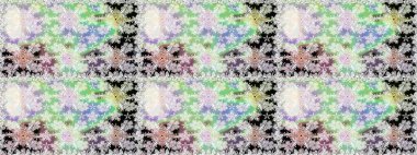 Çiçeksiz desenli arka plan. Tarafsız renklerde çiçekler. Düz Çiçek Elementleri Tasarım Raster illüstrasyonu. Renkli Bahar Teması Kusursuz Arkaplan.