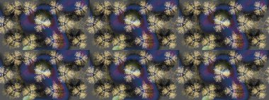 Gri, mor ve kahverengi renkli kar tanesi süsü. Güzel süs eşyası. Kar tanesi süsü Raster illüstrasyonu. Kar taneleri izole edildi.