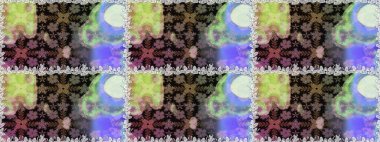 Hoş bir çiçek geçmişi var. Güzel kumaş deseni. Küçük çiçekteki kusursuz desen. Raster illüstrasyonu.