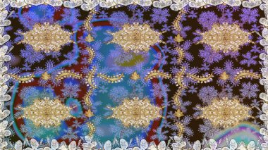 Klasik mobilya tarzı. Kahverengi renkli ve altın elementli desen. Kusursuz ahşap oyma. Patina. Küçük bir alan derinliği. Oyma. Lüks mobilyalar. Altın kaplamalı kahverengi zemin.