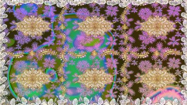 Klasik raster sarısı, kusursuz desen. Çiçek süsü kumaş deseni, cam, çiçek desenli altın elementli, nötr renklerde metal..