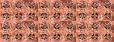 Renkli elementlerle Raster ilginç desen.