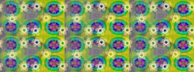 Kışın sembolü. Kar tanesi kışı. Renkli arka planda izole edilmiş suluboya kar taneleri. Raster illüstrasyonu.