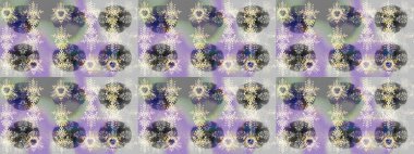 Raster resim. Raster Noel renkli arka plan ile sevimli kar tanesi. Noel kar taneleri arka plan. Kar taneleri deseni. Şirin desen.